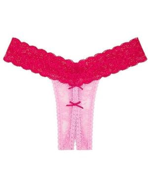 Privacy Please Georgia Ouvert Thong - Pink