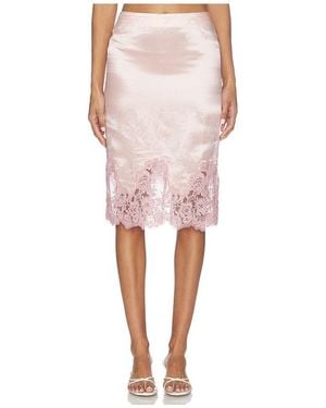 Camila Coelho Mireya Midi Skirt - White