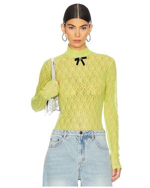 Vivetta Stehkragenpullover - Gelb