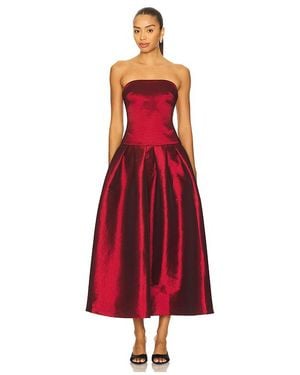 MORE TO COME Cambria Strapless Dress - Red