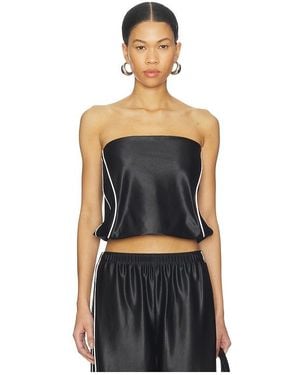 Alexander Wang Strapless Bubble Top - Black