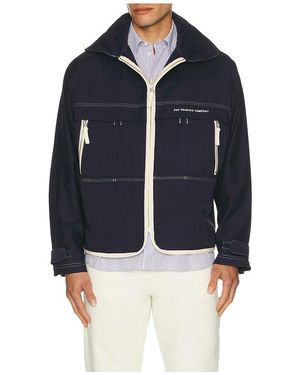 Pop Trading Co. Jacke Mit Reissverschluss New City - Blau