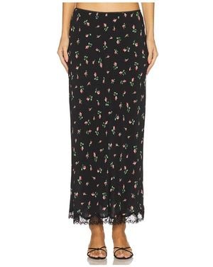 RIXO London Stassie Skirt - Black