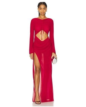 Camila Coelho Rain Maxi Dress - Red