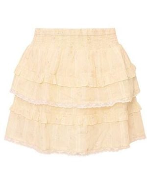 LoveShackFancy Tween Billie Skirt - Natural