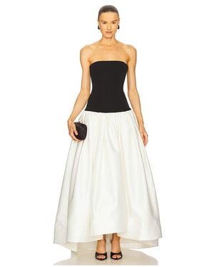 Bronx and Banco Trägerloses Kleid Arlo - Weiß