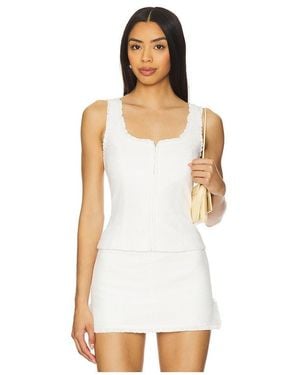Amanda Uprichard Antonia Top - White