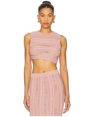 NonChalant Label Jasmine Crop - Pink