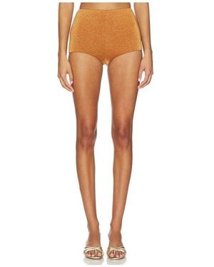 AFRM Yves Short En Color Bronce Metálico Talla (También En S, Xs, M, Xl) - Multicolor