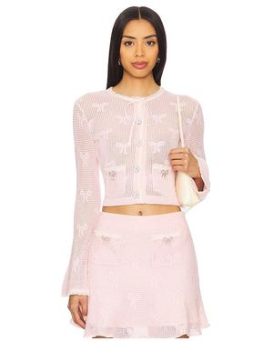 Self-Portrait Cardigan Cardigan - Pink