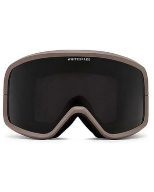 White/space Dual Tone Goggles - Black
