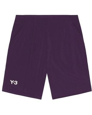 Y-3 Tennis Capsule Ergo Pro Shorts En Color Morado Talla (También En Xl/1X)