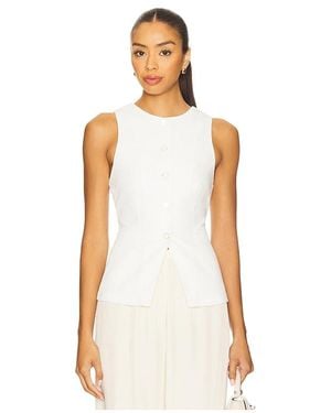 ALL THE WAYS Liliana Vest - White