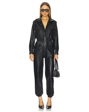Norma Kamali Turtleneck Cargo Jumpsuit - Black