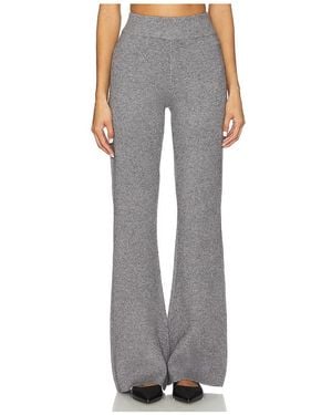 SER.O.YA Mickie Knit Flare Pant - Grey