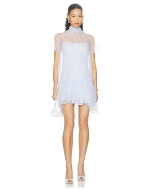 Jonathan Simkhai Beaux Tiered Mini Dress - White