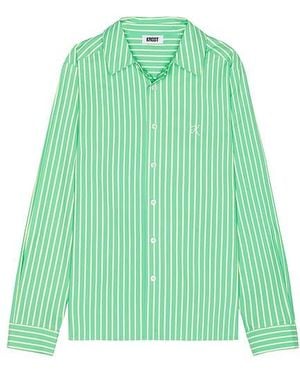 KROST Breeze Poplin Button Up Shirt - Green