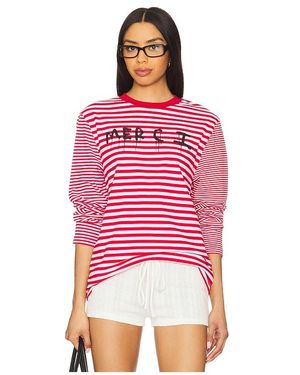 Être Cécile Merci Breton Long Sleeve Tshirt - Red