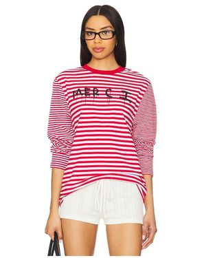 Être Cécile Merci Breton Long Sleeve Tshirt - Red