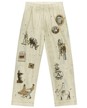 Samuel Zelig Western Pant - Natural