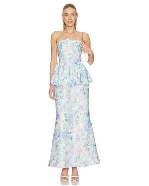 Elliatt Kalissa Peplum Gown - White