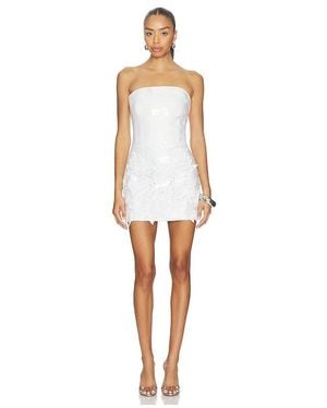 AFEW Rahul Mishra Rahul Mishra Sequined Cocktail Mini Dress - White