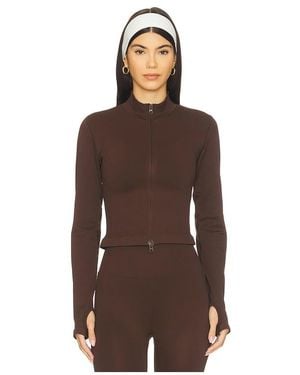 WellBeing + BeingWell Spencer Seamless Jacket - Brown