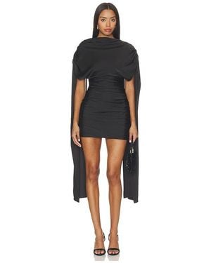 superdown Zander Drape Mini Dress - Black