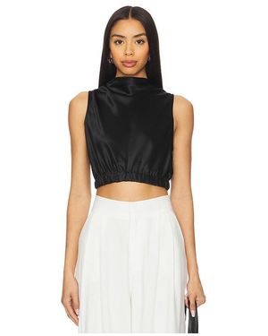 NonChalant Label Reese Crop Top - Black
