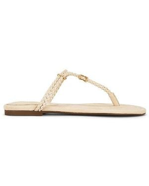 SCHUTZ SHOES Cordelia Flat Sandal - White