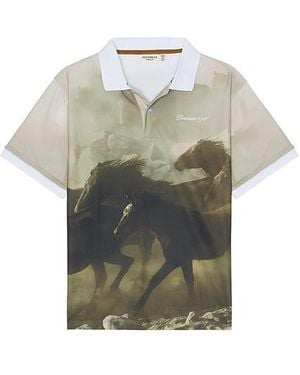 Devereux Golf Polohemd - Mehrfarbig
