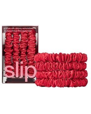 Slip Coleteros Skinny Scrunchies En Color Rojo Talla