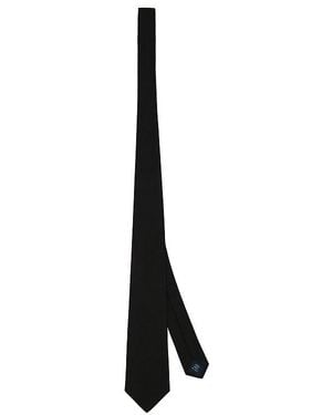 Polo Ralph Lauren Silk English Repp Solid Neck Tie - Black