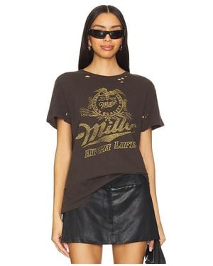 Junk Food Miller High Life Vintage Destroy Tee - Black