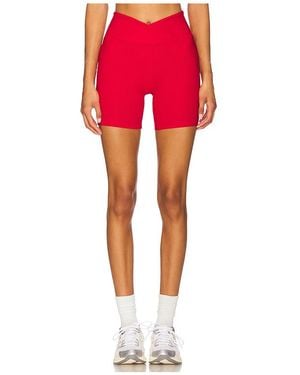 Year Of Ours Shorts V Waist Biker - Rot