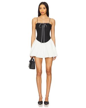 For Love & Lemons Annabella Mini Dress - Black
