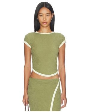 The Line By K Lavi T-Shirt Terry - Green