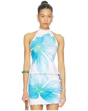 Susmie's Susmie's Suavecito Reversible Top - Blue