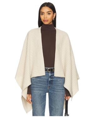 Rag & Bone Waffelponcho Joni - Blau