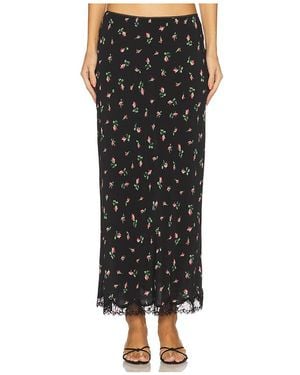 RIXO London Maxirock Stassie - Schwarz