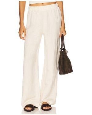 PERFECTWHITETEE Pantalón Pierna Ancha En Color Nude Talla En - Blanco