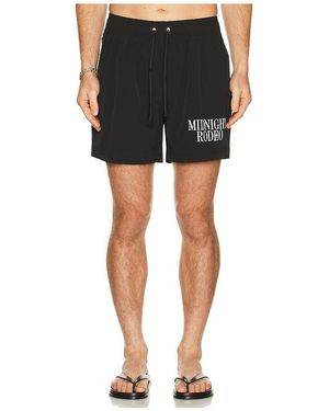 MIDNIGHT RODEO Mr Swim Short en Black - Noir