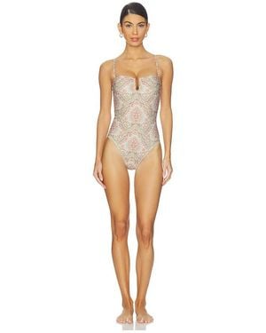 PAIGE Gianna U-Ring Front One Piece Swimsuit - Multicolor