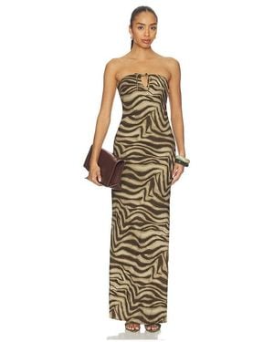 superdown Riya Strapless Maxi Dress - Multicolor