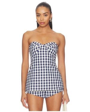 Amanda Uprichard Solinda Tunic - Blue