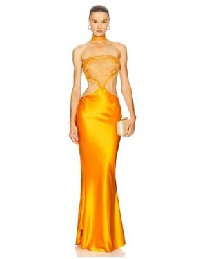 retroféte Lucie Dress - Orange