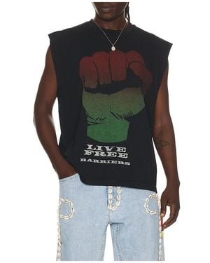 Barriers Worldwide Fist Sleeveless Tee - Black
