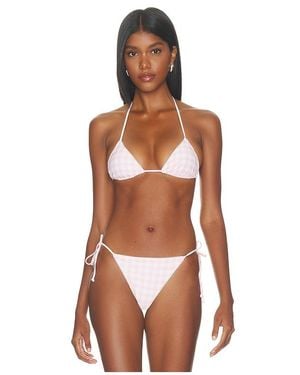 WeWoreWhat Triangle Bikini Top - Multicolor