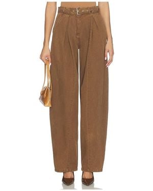 Blumarine Canvas Wide Leg - Natural