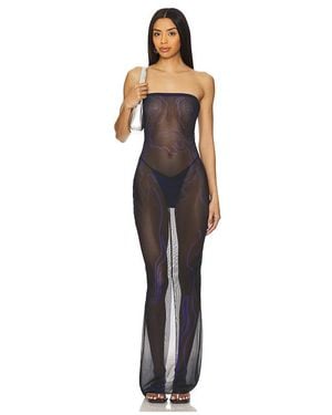 DI PETSA Kleid Venus Shell Mesh - Schwarz